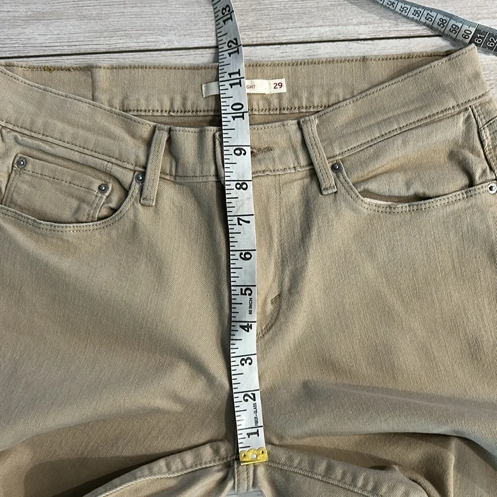 Levi's 505 straight Khaki Straight-Leg Jeans size 29